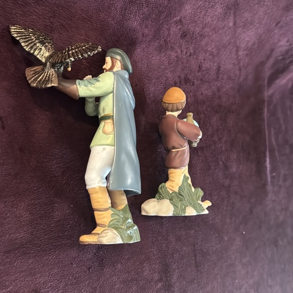 Hawthorne house Thomas Kincaide nativity”Falconer & Stable Boy” EUC - Picture 5 of 9